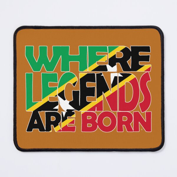 Item preview, St Kitts Flag - Where Legends Are Born - Nevis - Soca Mode designed and sold by Soca-Mode.