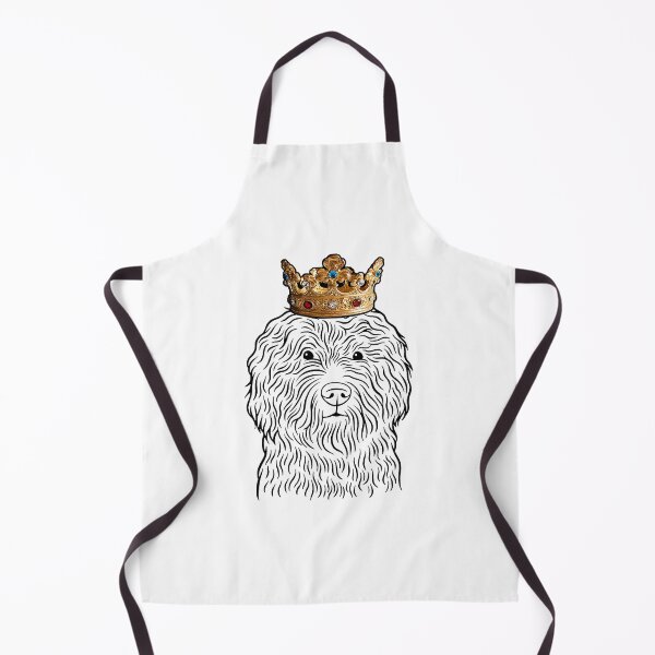 Item preview, Barbet Dog King Queen Wearing Crown designed and sold by NangXianmai.