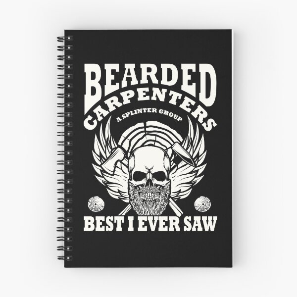 Item preview, Funny Bearded Carpenter Skull A Splinter Group Woodwork designed and sold by TKsTees.