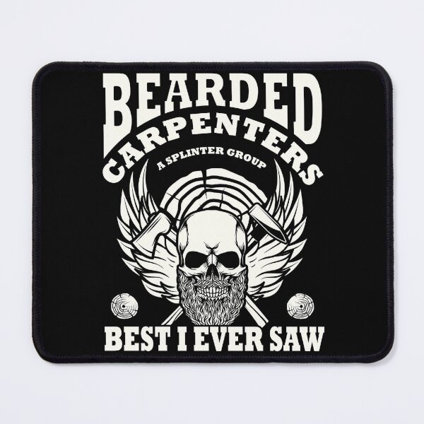Item preview, Funny Bearded Carpenter Skull A Splinter Group Woodwork designed and sold by TKsTees.