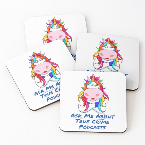 Item preview, Ask Me About True Crime Podcasts  Funny Unicorn      designed and sold by florencehowell3.