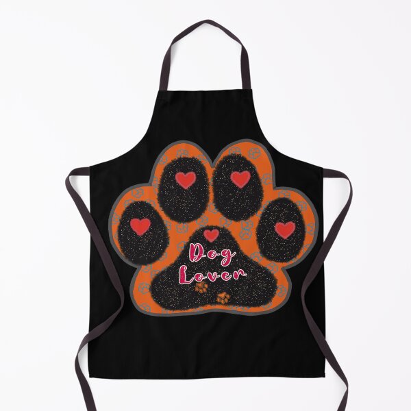 Item preview, Dog Paw Print - Dog Lover -Orange shade designed and sold by ShreecreatE.