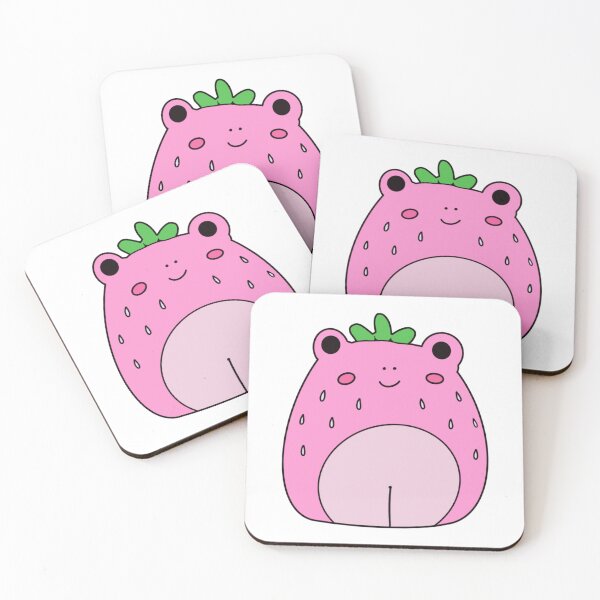 Item preview, Pink Strawberry Frog Squish  designed and sold by HunterYegge.