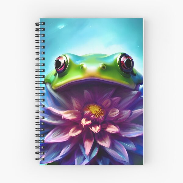 Item preview, Frog Eating Dahlia designed and sold by Aww_To_Z Animals.