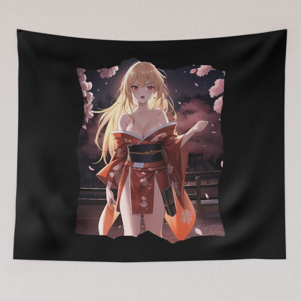 Item preview, Kimono Anime Woman designed and sold by Anime-Fan-Merch.