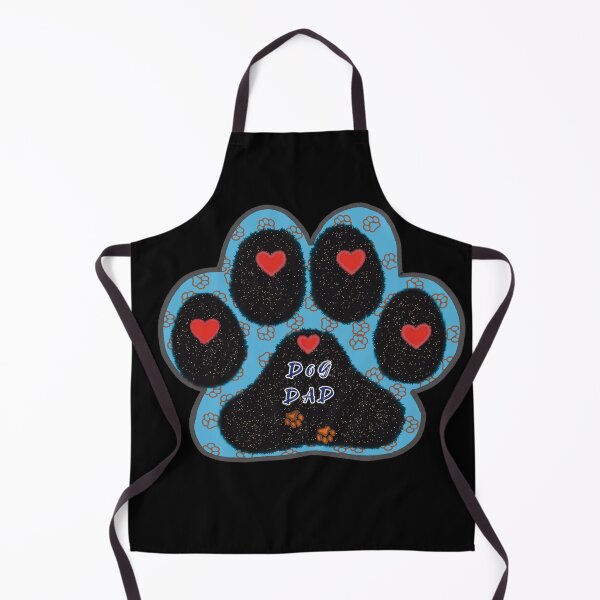 Item preview, Dog Paw Print - Dog Dad Blue designed and sold by ShreecreatE.