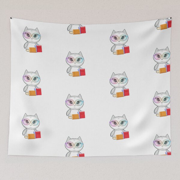 Item preview, Owl Holding Books designed and sold by DaintyDoodless.