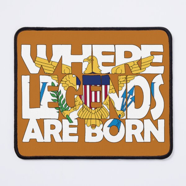 Item preview, USVI Flag - Where Legends Are Born - Charlotte Amalie - Soca Mode designed and sold by Soca-Mode.