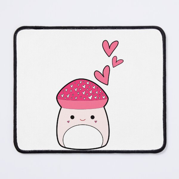 Item preview, Red Valentines Mushroom Squish with Hearts designed and sold by HunterYegge.