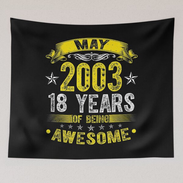 Item preview, 20th Birthday Decorations May 2003 Boy Girl 20 Years Old designed and sold by BargerStore.