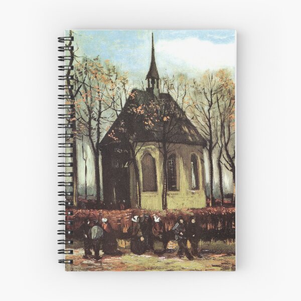 Item preview, Congregation Leaving the Reformed Church in Nuenen- Vincent van Gogh designed and sold by LexBauer.