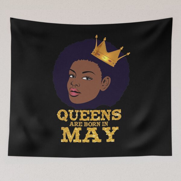 Item preview, Queens are born in may birthday designed and sold by gastonfongemie.