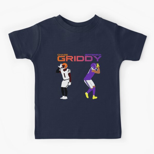 Kid’s T-Shirt Justin Jefferson Griddy Sketch YOUTH