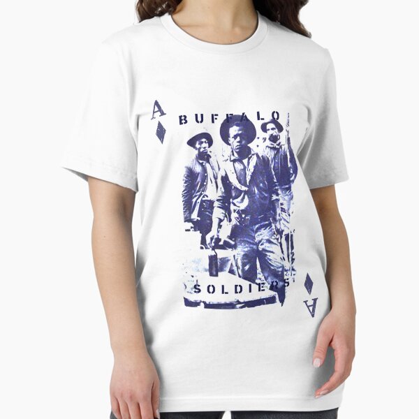 Buffalo Soldiers Blue Ace Of Diamonds Essential T-Shirt