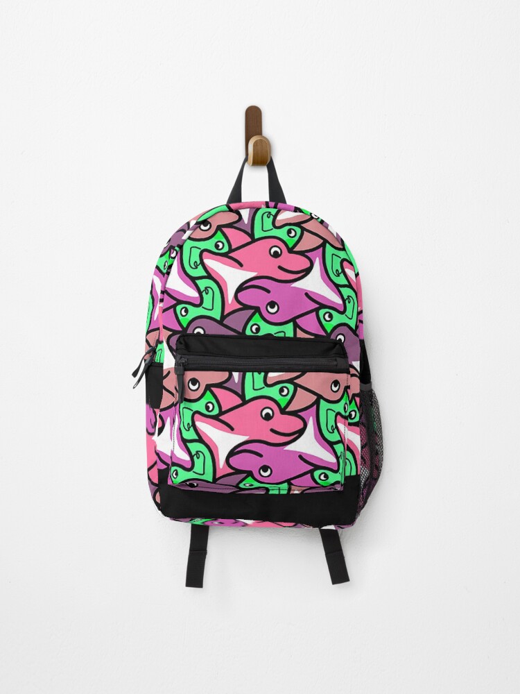 Thumbnail 1 of 3, Backpack, Stingray Geometric Pattern designed and sold by JLCableStudio.