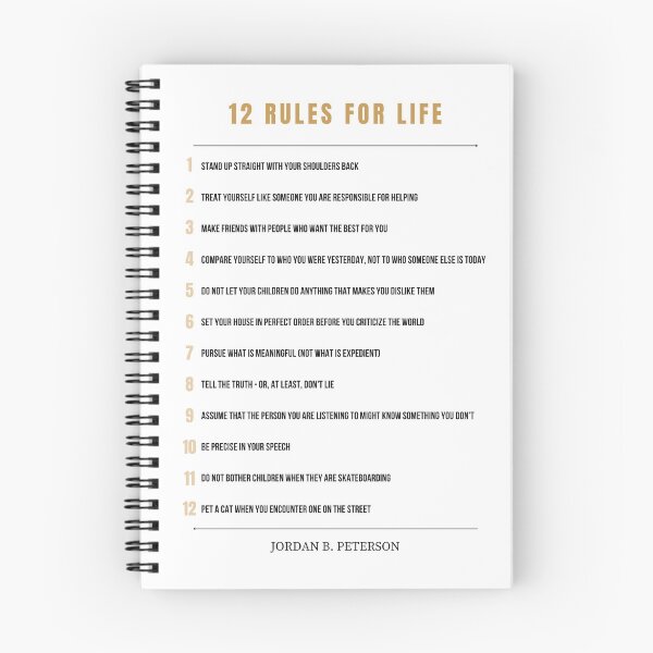 Item preview, 12 Rules for Life designed and sold by bluecat-press.