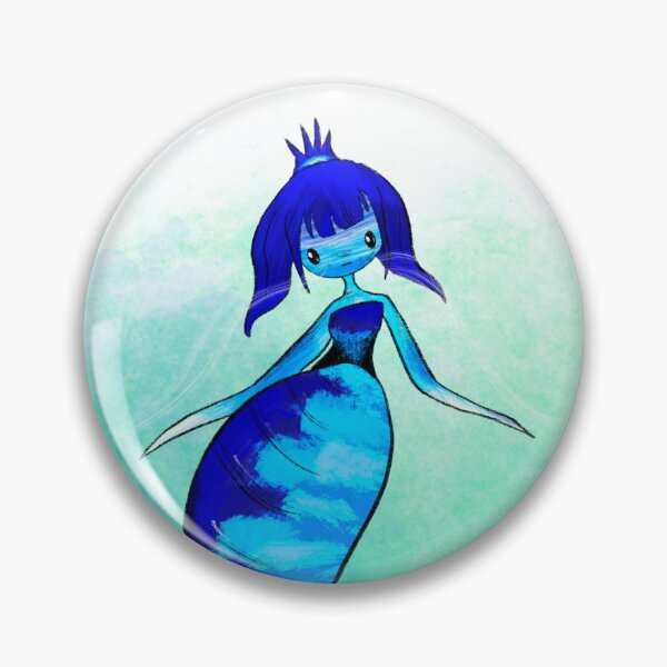 Item preview, Blue Shrimp Mermaid designed and sold by violetspond.