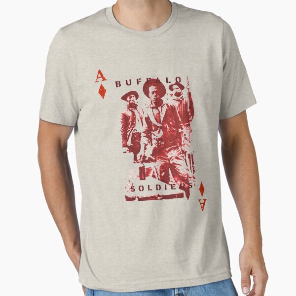 Buffalo Soldiers Red Ace Of Diamonds Essential T-Shirt
