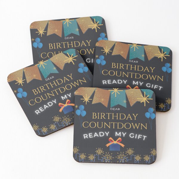 Item preview, Countdown Birthday Ready My Gift designed and sold by mapacs100.