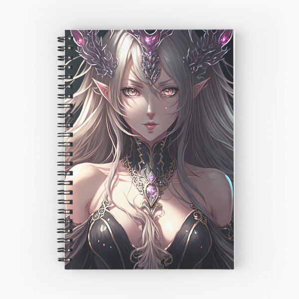 Item preview, Portrait of a fantasy dark elf female wizard in a black dress, fantasy illustration iPhone Case designed and sold by PJGartui.