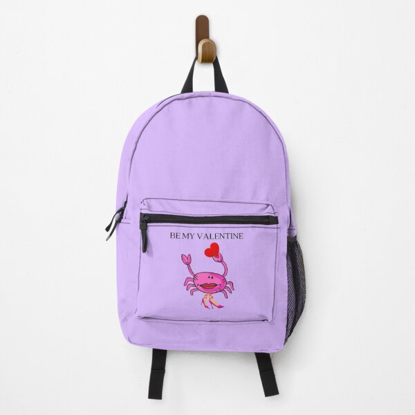 Item preview, BE MY VALENTINE PINK CRAB 4 RED HEART PINK SHOES LAVENDER Background designed and sold by EllieMonroe.