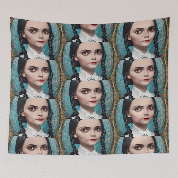 Item preview, Wednesday Addams portrait designed and sold by spacecharly.