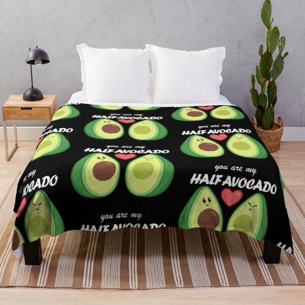 Item preview, You are my half avocado kawaii illustration of avocados with a heart designed and sold by ZerpaGiovanna.