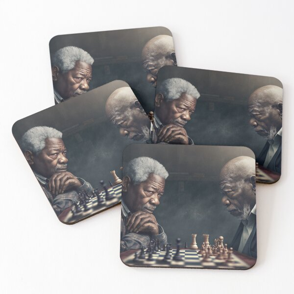 Item preview, Martin luther king jr playing chess versus morgan freeman designed and sold by ARTeez⭐️⭐️⭐️⭐️⭐️.