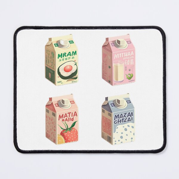 Item preview, Japanese flavored milk cartons designed and sold by Christolamber.
