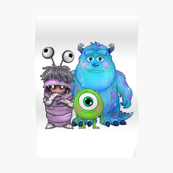 Monsters Inc Scream Sully Mikey Mike Wazowski Boo 