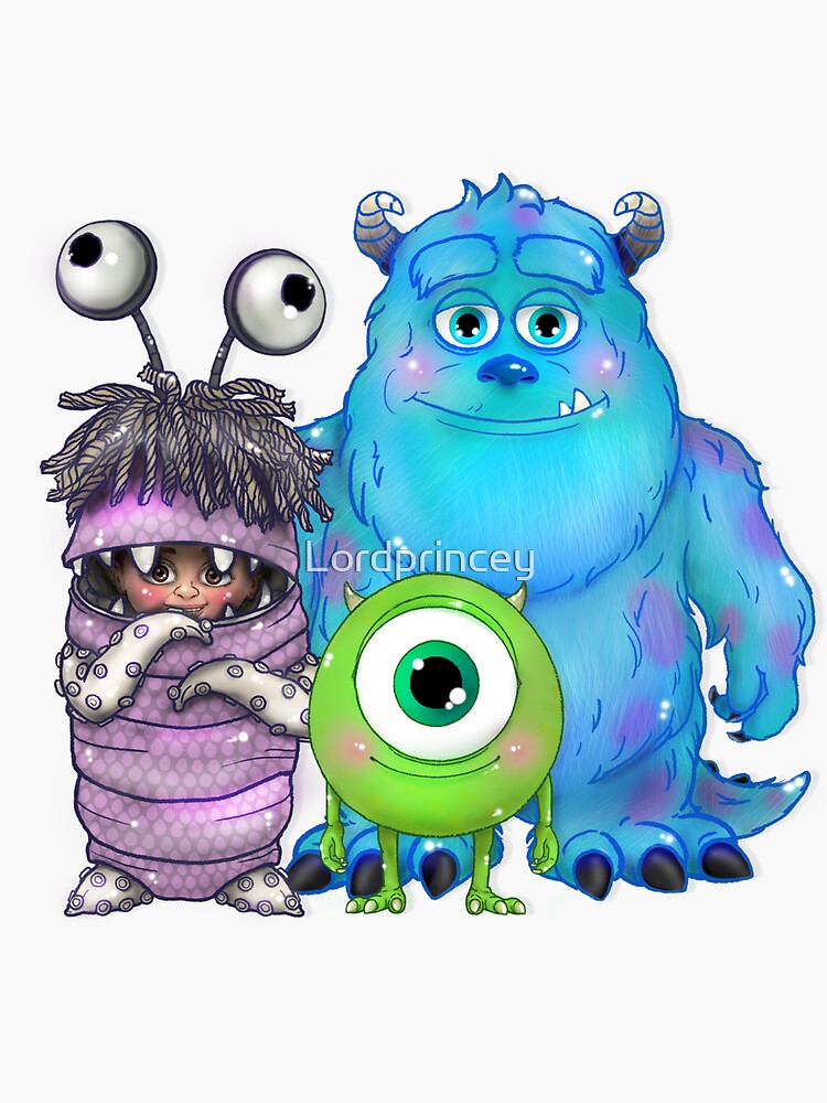 monsters, inc. Sully, Mike and Boo | Sticker