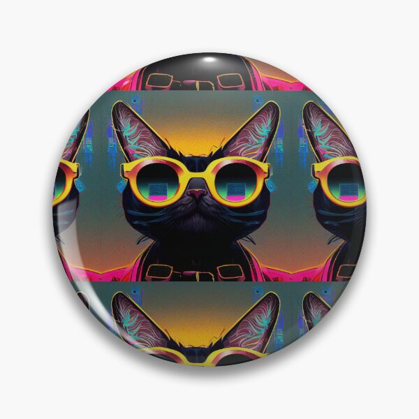 Item preview, Cyberpunk kitty 2 designed and sold by FreWil2Art.