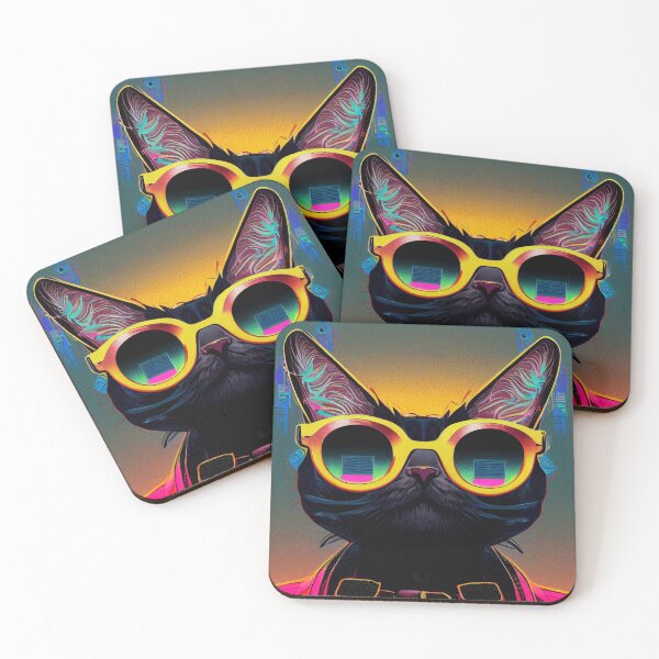 Item preview, Cyberpunk kitty 2 designed and sold by FreWil2Art.