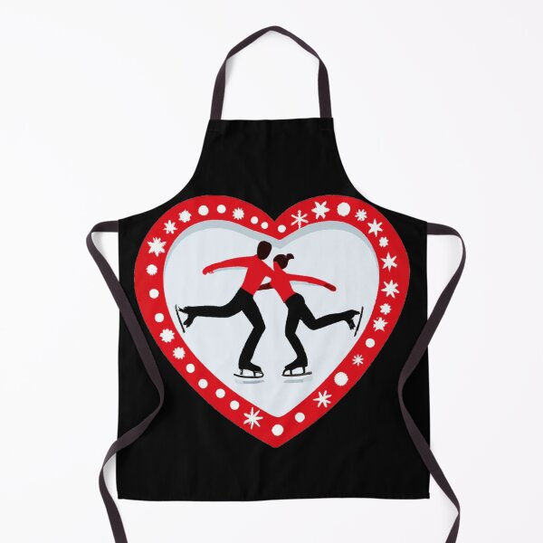 Item preview, Couple Ice Skating in Valentines Heart (AI Generated Art) designed and sold by Cowboy Folly.