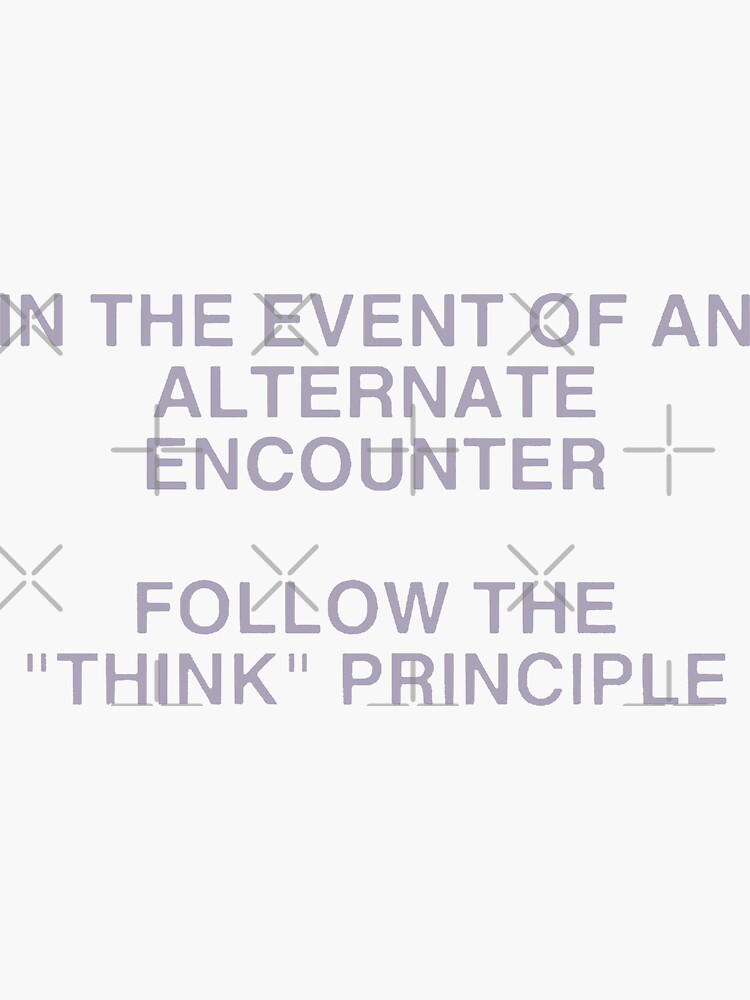 "Mandela Catalogue "THINK" Principle" Sticker for Sale by RedRobyn69