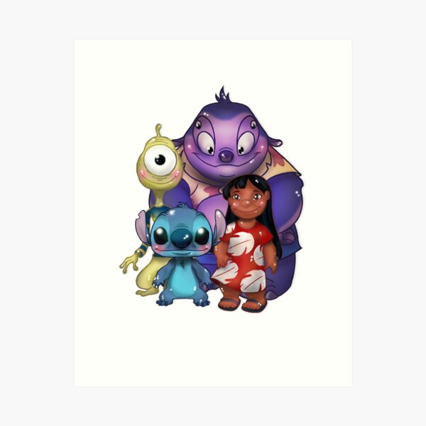 Lilo and Stitch - Jumba Premium Art Print - 11 x 14 – Inspire Through Art