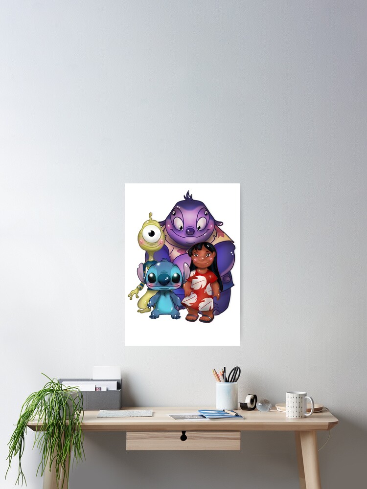 Lilo and Stitch, Jumba, Peakley Poster for Sale by Lordprincey