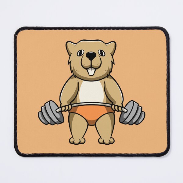 Item preview, Cute Otter Workout designed and sold by cubbone.