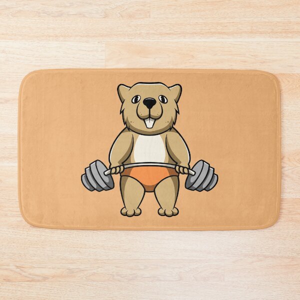 Item preview, Cute Otter Workout designed and sold by cubbone.