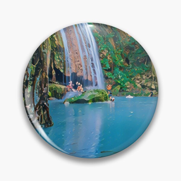 Item preview, Romantic Waterfall Art Print - For a nature lover, decorating art print. designed and sold by Wentoo.