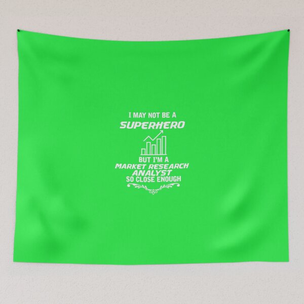 Item preview, Not Superhero Market Research Analyst designed and sold by AlwaysAwesome.