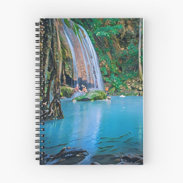 Item preview, Romantic Waterfall Art Print - For a nature lover, decorating art print. designed and sold by Wentoo.