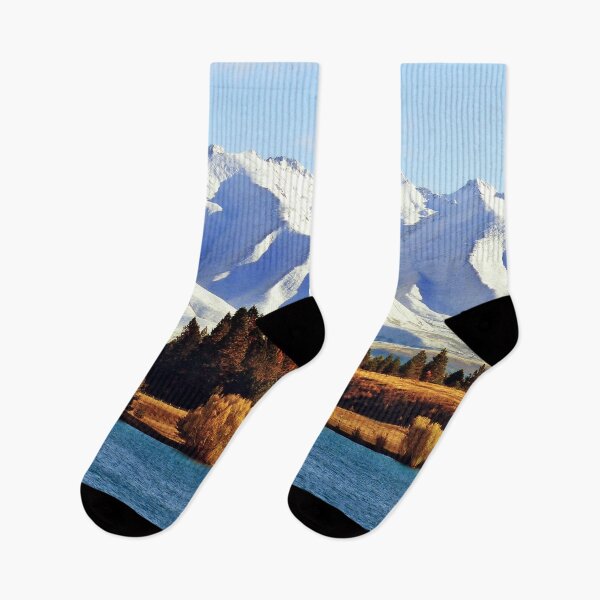 Item preview, mountains in New Zealand. autumn designed and sold by fowons.