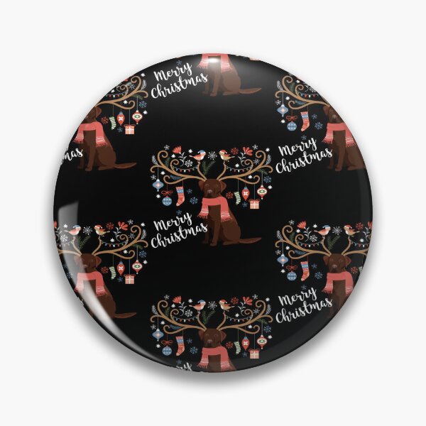 Item preview, Chocolate Labrador Retriever Dog Christmas designed and sold by EstherDoyle.
