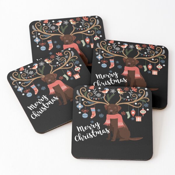 Item preview, Chocolate Labrador Retriever Dog Christmas designed and sold by EstherDoyle.