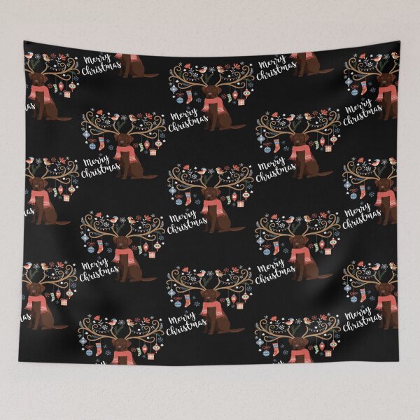 Item preview, Chocolate Labrador Retriever Dog Christmas designed and sold by EstherDoyle.