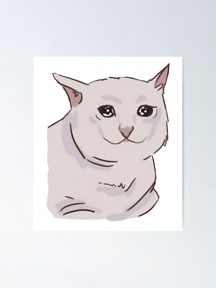 Crying Cat Meme Icon 12721540 Vector Art At Vecteezy, 57% OFF