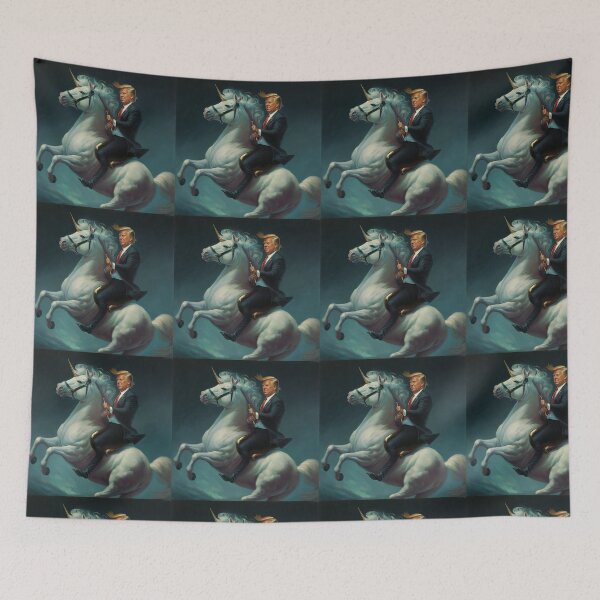 Item preview, Donald Trump montando a caballo divertido meme designed and sold by ARTeez⭐️⭐️⭐️⭐️⭐️.
