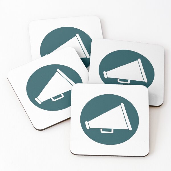 Item preview, green megaphone silhouette designed and sold by VictoriaSellers.