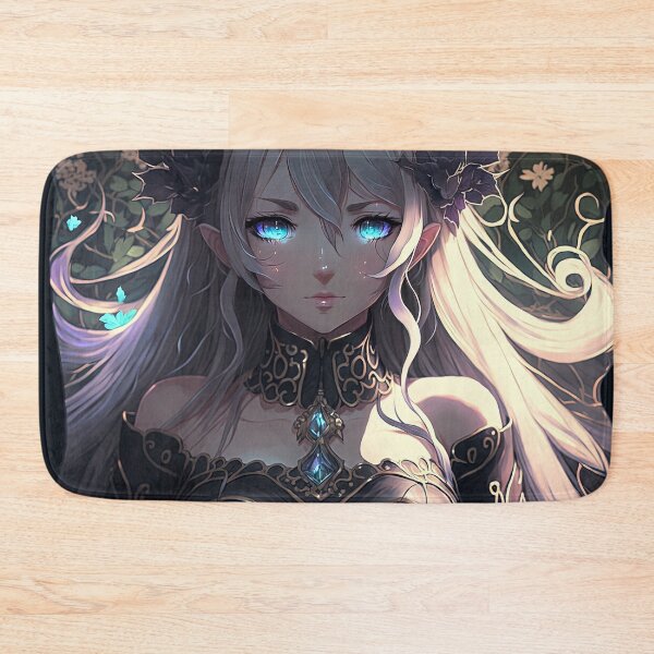 Item preview, Portrait of a fantasy dark elf female wizard in a black dress, fantasy illustration iPhone Case designed and sold by PJGartui.